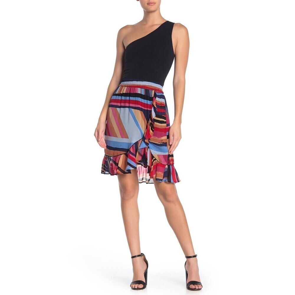 Catherine Catherine Malandrino women's Ruffle Trimmed mini Skirt $110 size XS